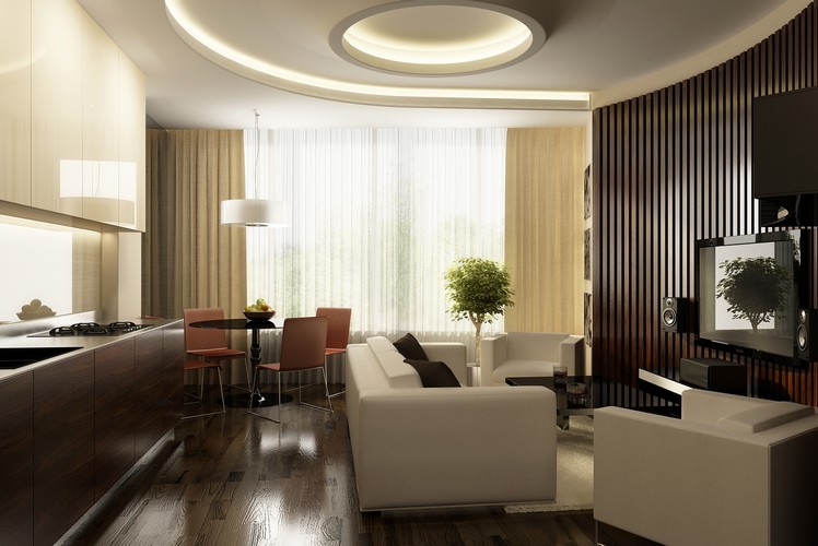 Квартира-студия в ЖК Мост-Сити 70м2