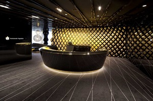 black and gold in interior design