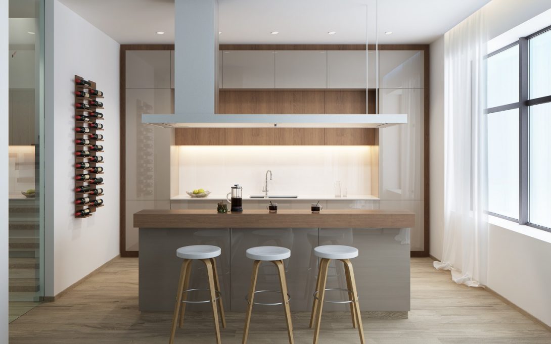 Интерьер Таунхауса в ЖК Comfort City 197м2