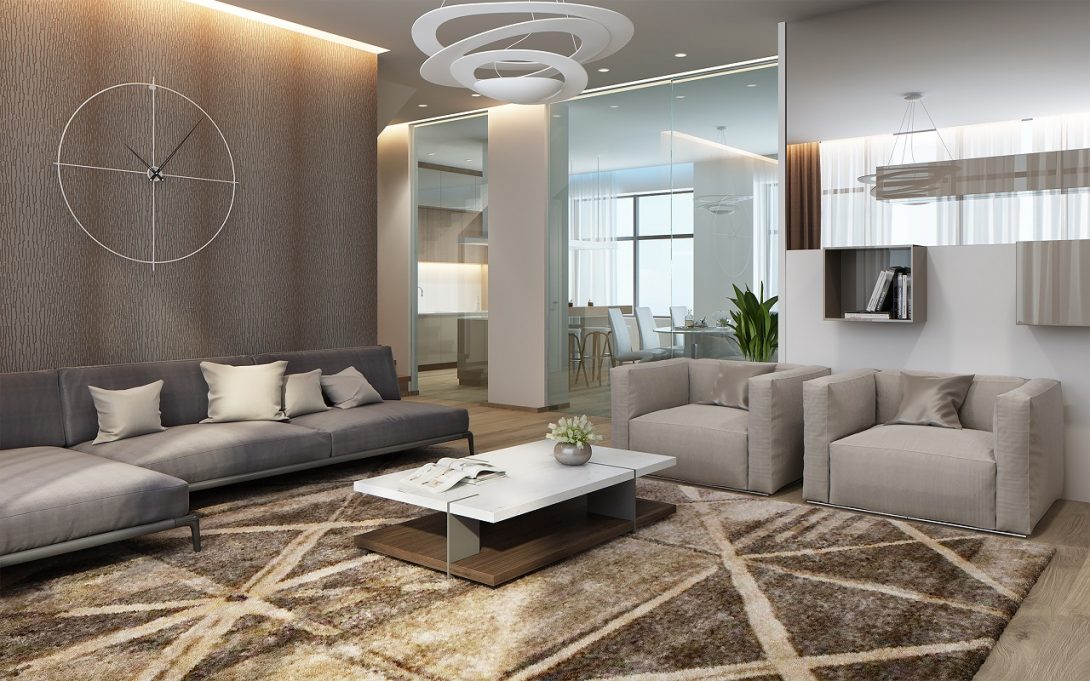 Интерьер Таунхауса в ЖК Comfort City 197м2