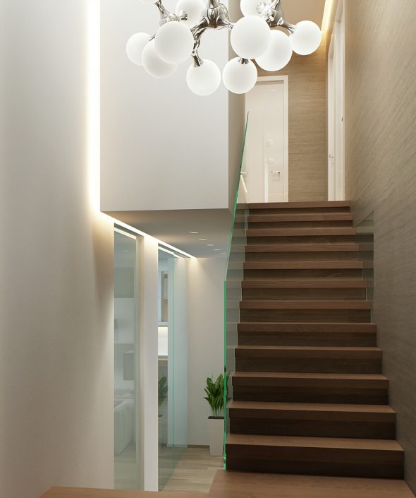 Интерьер Таунхауса в ЖК Comfort City 197м2