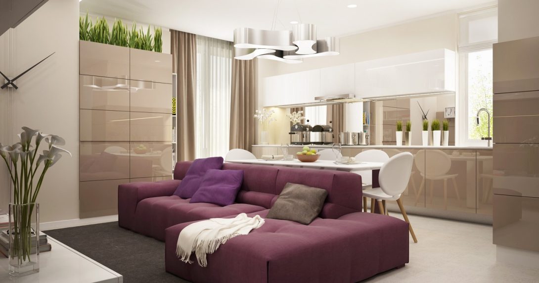 Дизайн интерьера квартиры в ЖК IQ House 85м2