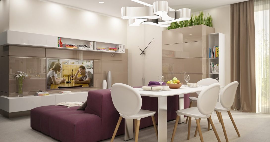 Дизайн интерьера квартиры в ЖК IQ House 85м2