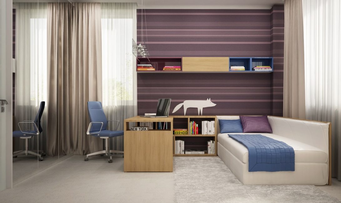 Дизайн интерьера квартиры в ЖК IQ House 85м2